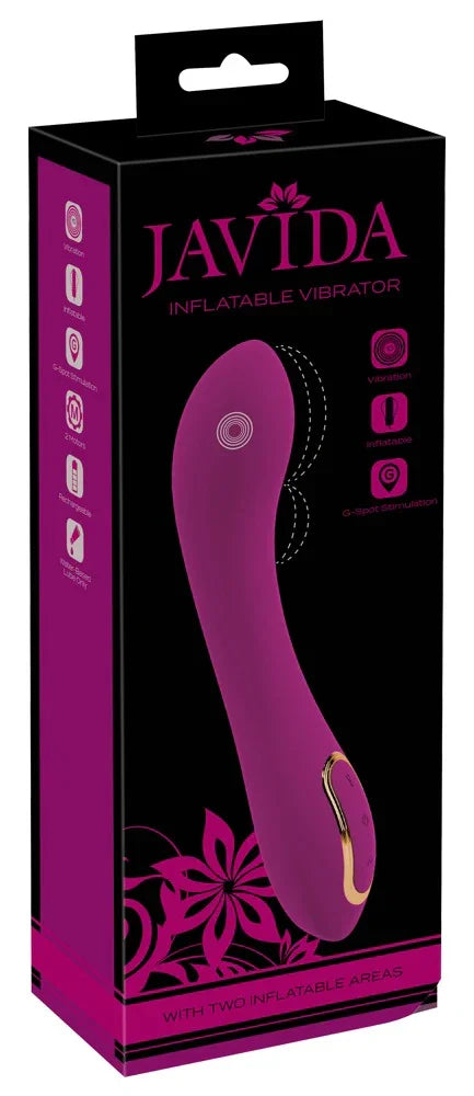 Inflatable Vibrator G-spot specialist by Javida - Happytoys Sexshop: Toys for Feeling Happy & Easy 😊 - Discreet geleverd