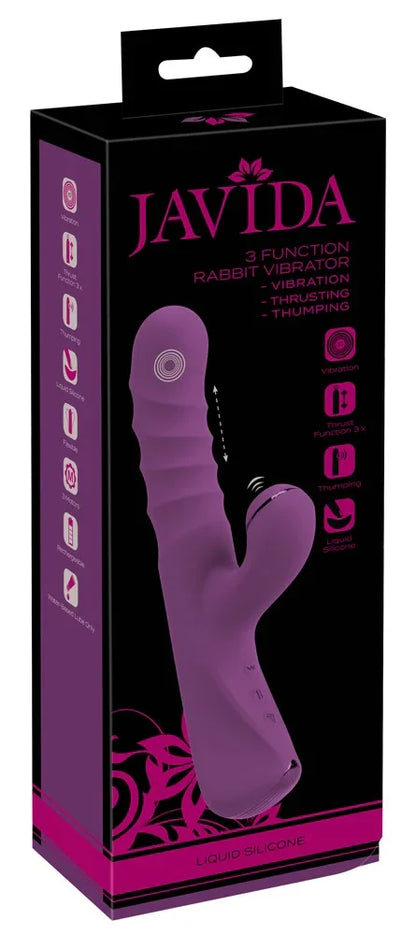 3 Function Rabbit Vibrator by Javida - Happytoys Sexshop: Toys for Feeling Happy & Easy 😊 - Discreet geleverd