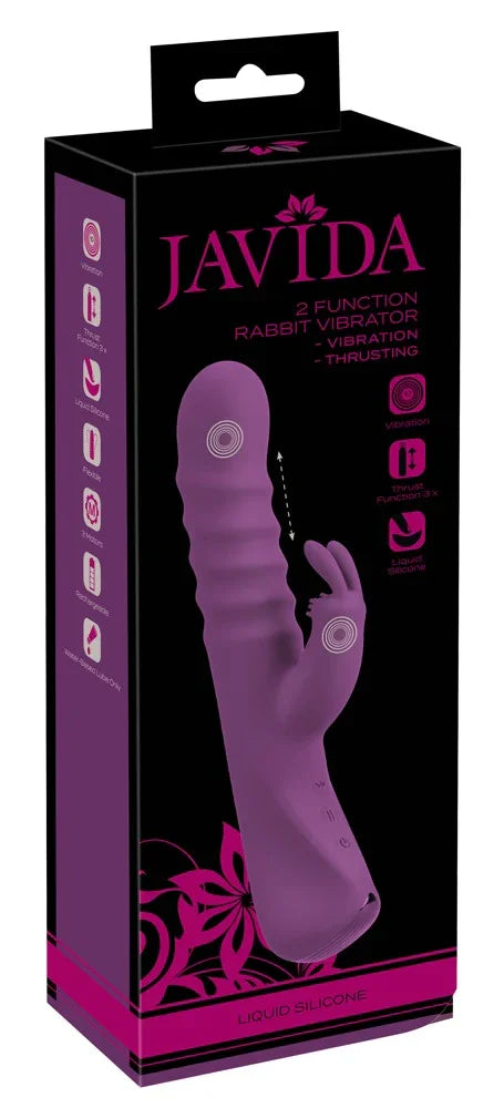 2 Function Rabbit Vibrator by Javida - Happytoys Sexshop: Toys for Feeling Happy & Easy 😊 - Discreet geleverd