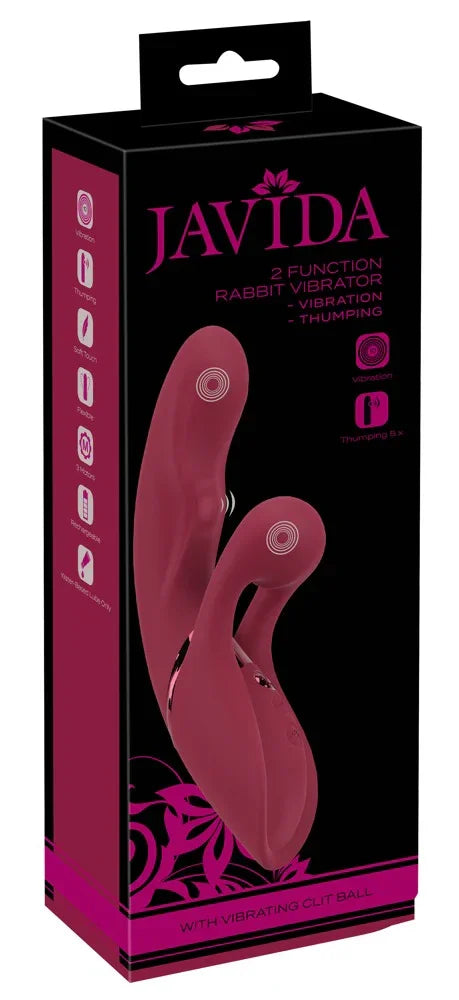 2 Function Rabbit Vibrator by Javida - Happytoys Sexshop: Toys for Feeling Happy & Easy 😊 - Discreet geleverd
