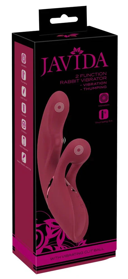 2 Function Rabbit Vibrator by Javida - Happytoys Sexshop: Toys for Feeling Happy & Easy 😊 - Discreet geleverd
