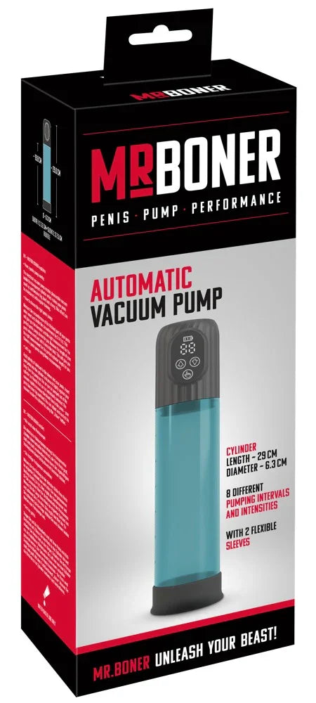 Automatic Vacuum Pump by Mr.Boner - Happytoys Sexshop: Toys for Feeling Happy & Easy 😊 - Discreet geleverd
