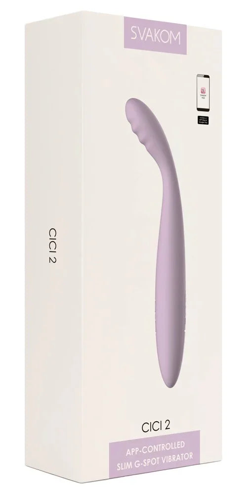 Cici 2 flexible and soft vibrator by Svakom - Happytoys Sexshop: Toys for Feeling Happy & Easy 😊 - Discreet geleverd