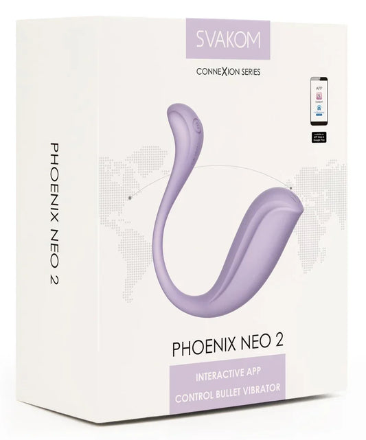 Phoenix Neo 2 Purple by Svakom - Happytoys Sexshop: Toys for Feeling Happy & Easy 😊 - Discreet geleverd