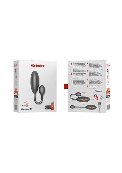 Bestel: Denver Vibrating Egg + App by Oninder - bij Happytoys: de erotische sex webshop | liever Happy dan Easy ⭐⭐⭐⭐⭐