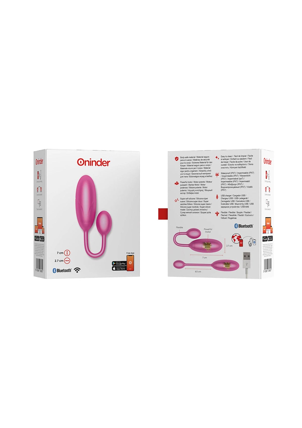 Bestel: Denver Vibrating Egg + App by Oninder - bij Happytoys: de erotische sex webshop | liever Happy dan Easy ⭐⭐⭐⭐⭐