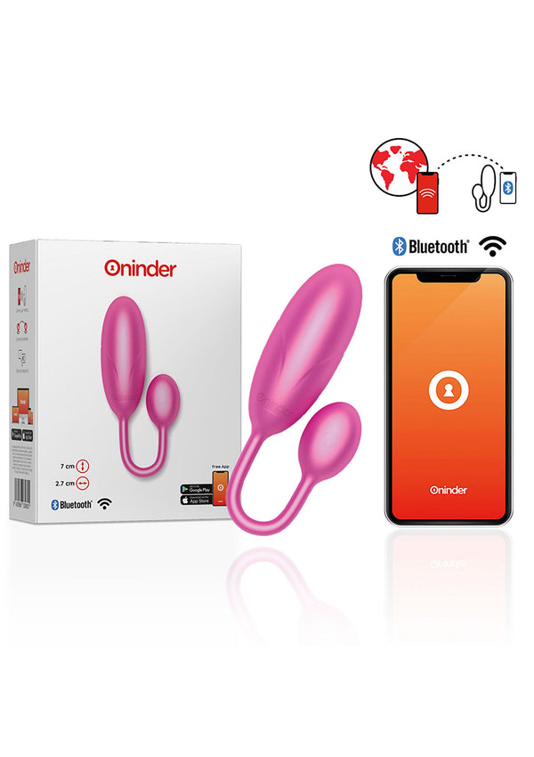 Bestel: Denver Vibrating Egg + App by Oninder - bij Happytoys: de erotische sex webshop | liever Happy dan Easy ⭐⭐⭐⭐⭐