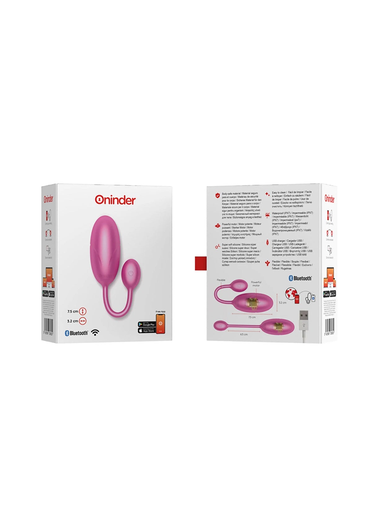 Bestel: Tokyo Vibrating Egg + App by Oninder - bij Happytoys: de erotische sex webshop | liever Happy dan Easy ⭐⭐⭐⭐⭐