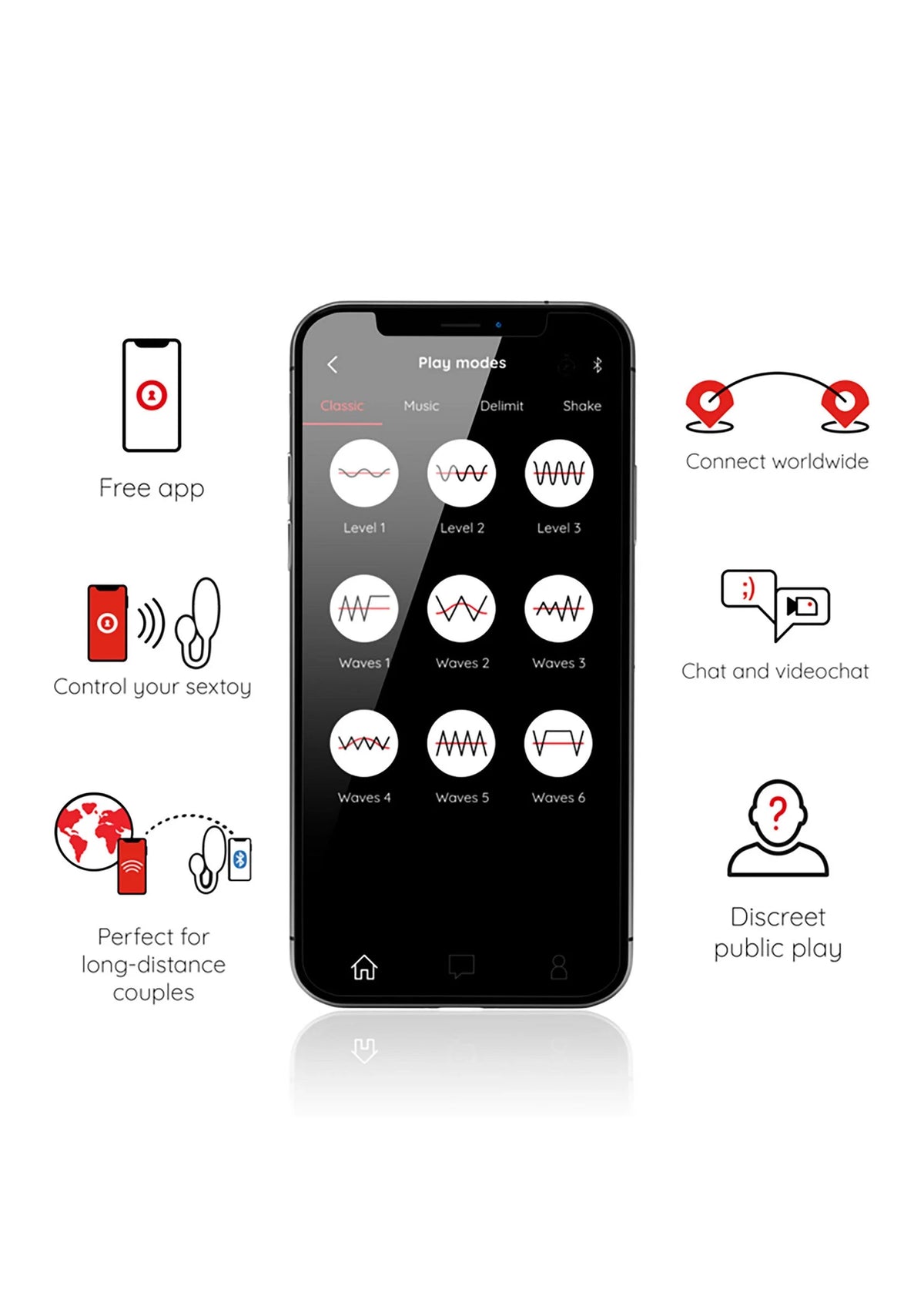 Bestel: Tokyo Vibrating Egg + App by Oninder - bij Happytoys: de erotische sex webshop | liever Happy dan Easy ⭐⭐⭐⭐⭐