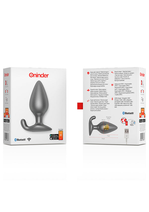 Bestel: Rio Vibrating Anal Plug + App by Oninder - bij Happytoys: de erotische sex webshop | liever Happy dan Easy ⭐⭐⭐⭐⭐