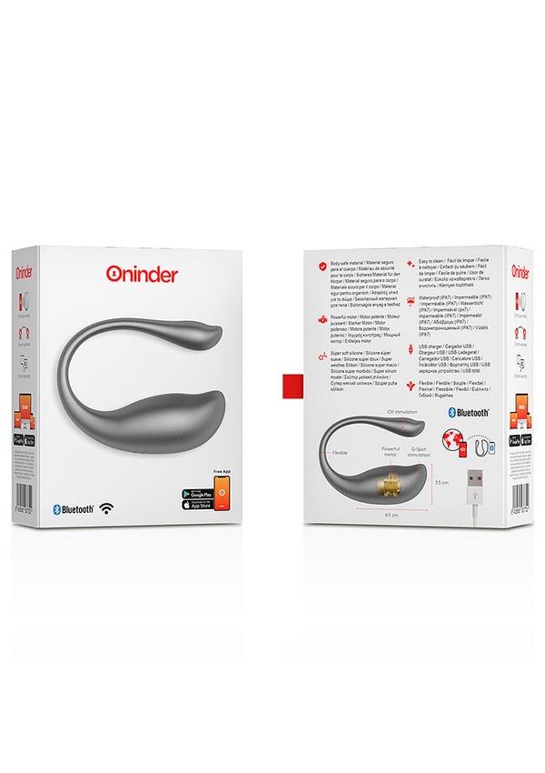 Bestel: Nairobi Vibrating Egg + App by Oninder - bij Happytoys: de erotische sex webshop | liever Happy dan Easy ⭐⭐⭐⭐⭐