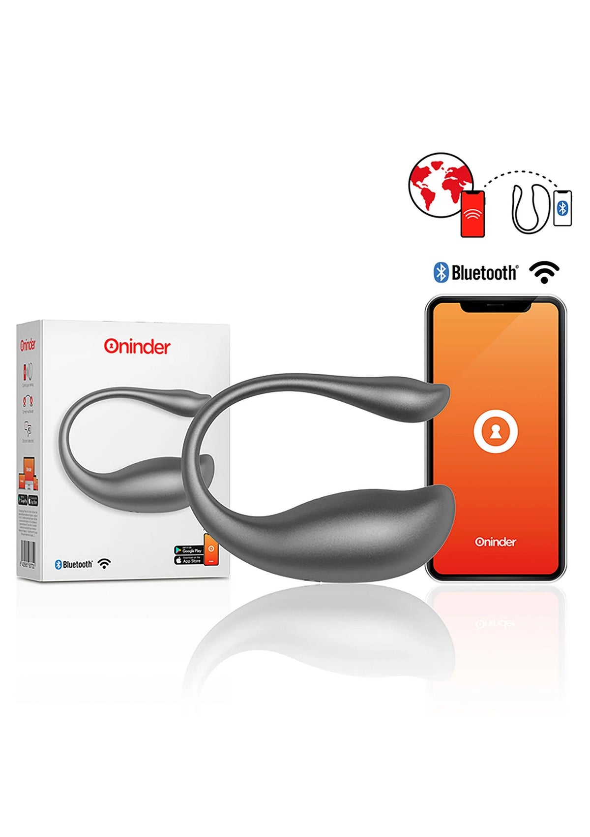 Bestel: Nairobi Vibrating Egg + App by Oninder - bij Happytoys: de erotische sex webshop | liever Happy dan Easy ⭐⭐⭐⭐⭐