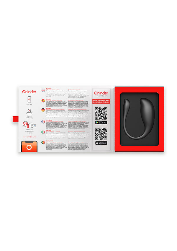 Bestel: Nairobi Vibrating Egg + App by Oninder - bij Happytoys: de erotische sex webshop | liever Happy dan Easy ⭐⭐⭐⭐⭐