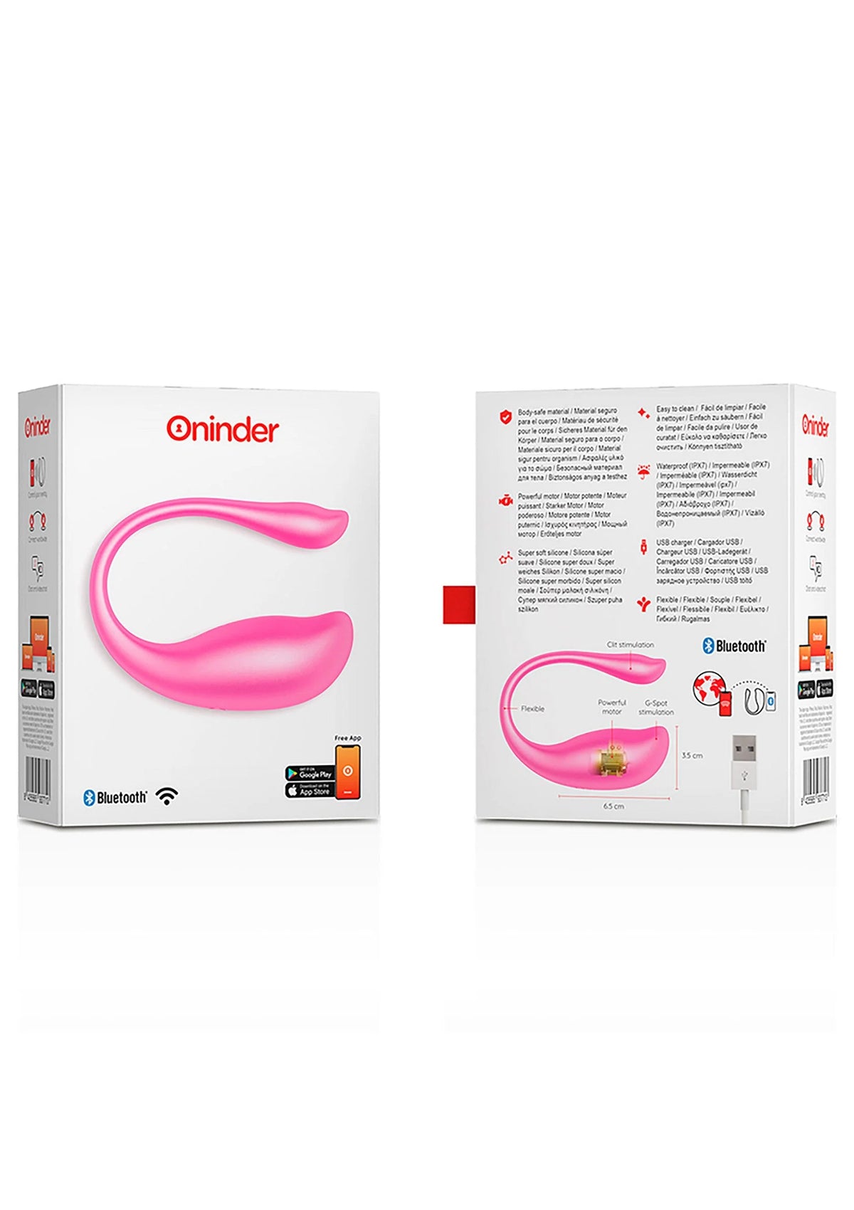 Bestel: Nairobi Vibrating Egg + App by Oninder - bij Happytoys: de erotische sex webshop | liever Happy dan Easy ⭐⭐⭐⭐⭐