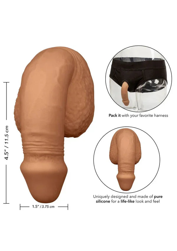 5 inch Silicone Packing Penis by CalExotics - Happytoys Sexshop: Toys for Feeling Happy & Easy 😊 - Discreet geleverd