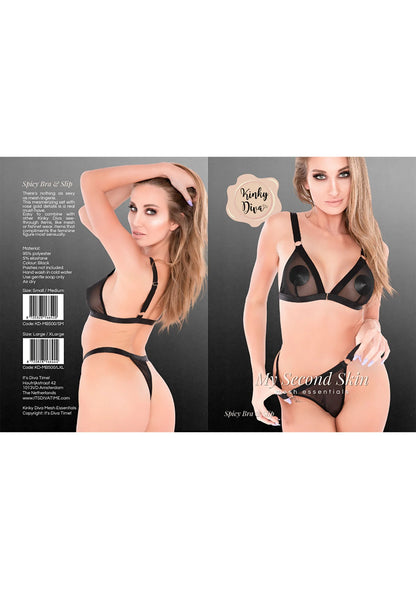 Bestel: Spicy Bra Plus Slip by Kinky Diva - bij Happytoys: de erotische sex webshop | liever Happy dan Easy ⭐⭐⭐⭐⭐