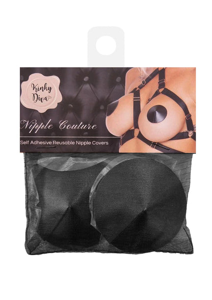 Bestel: PU Leather Nipple Covers by Kinky Diva - bij Happytoys.nl, happytoys.be, Happytoys.ae: erotische sex webshop | liever Happy dan Easy ⭐⭐⭐⭐⭐