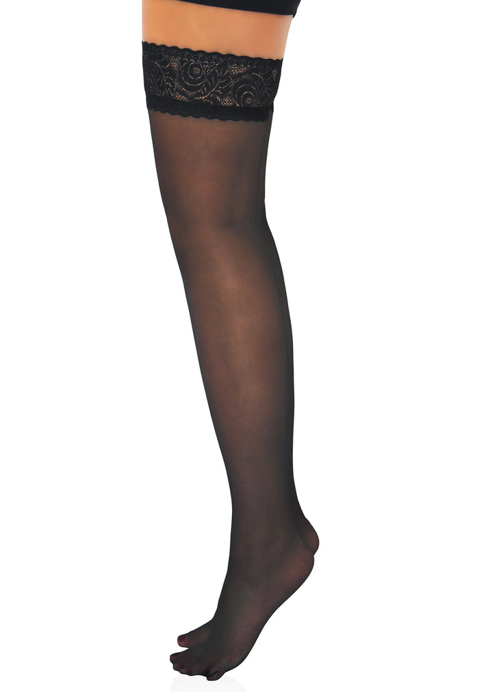 Bestel: Satin Touch Stay Ups 20 Denier Stockings by Daring Intimates - bij Happytoys: de erotische sex webshop | liever Happy dan Easy ⭐⭐⭐⭐⭐