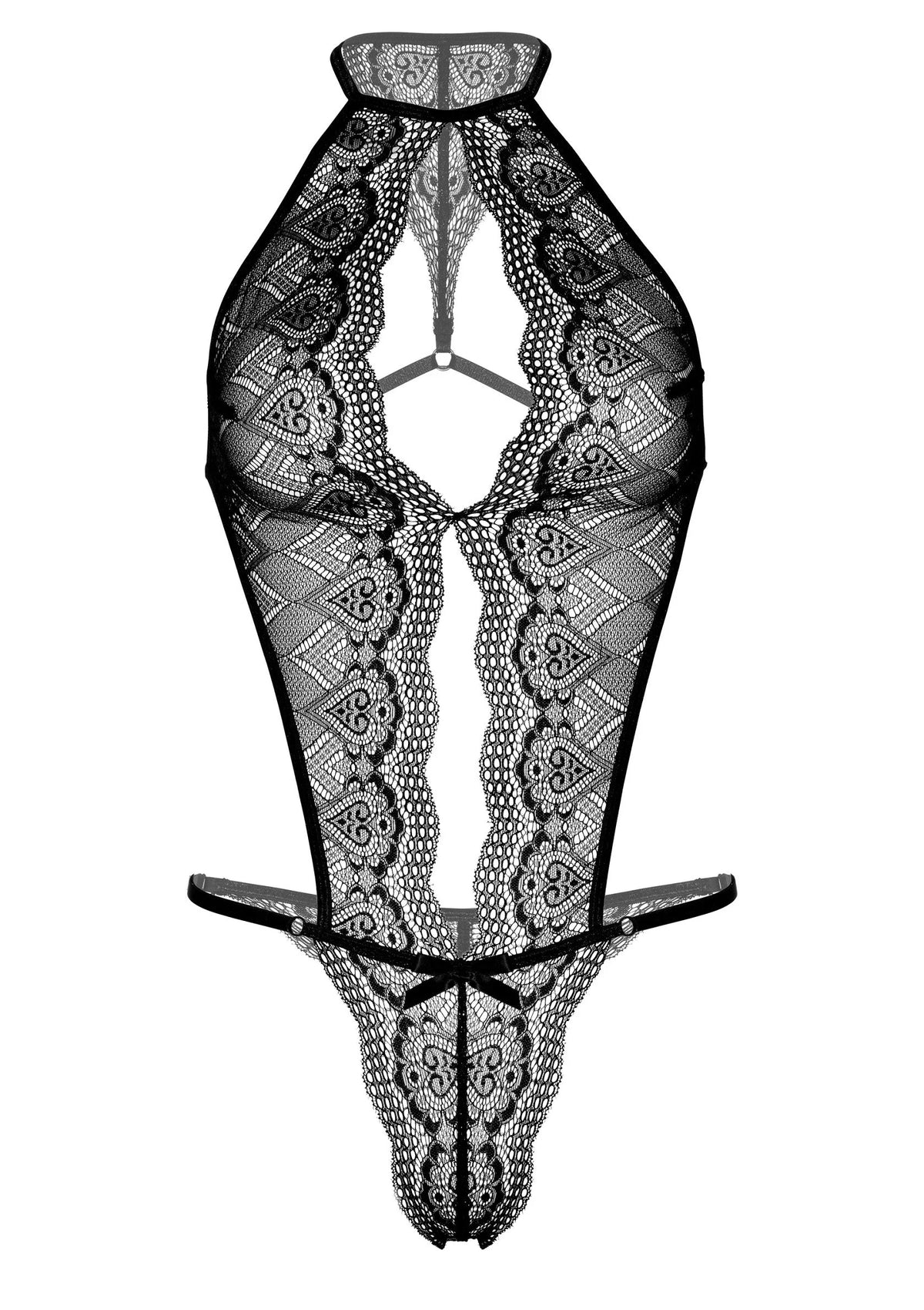 Bestel: Floral Lace Teddy - bij Happytoys.nl, happytoys.be, Happytoys.ae: erotische sex webshop | liever Happy dan Easy ⭐⭐⭐⭐⭐