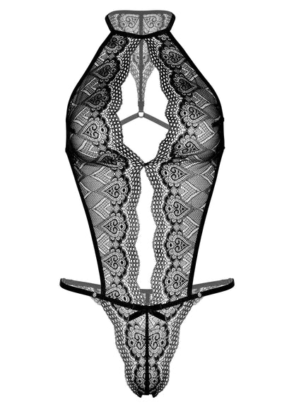 Bestel: Floral Lace Teddy - bij Happytoys.nl, happytoys.be, Happytoys.ae: erotische sex webshop | liever Happy dan Easy ⭐⭐⭐⭐⭐