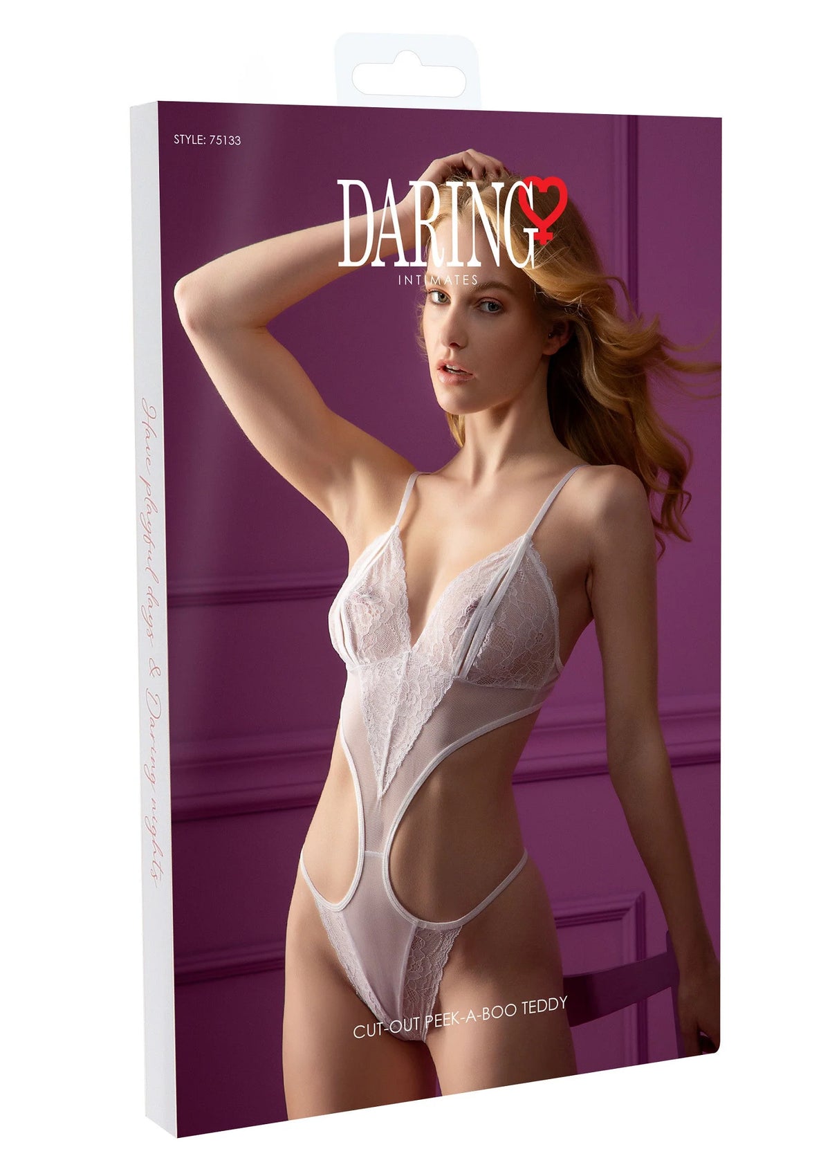 Bestel: Cut - out Peek - a - Boo Teddy by Daring Intimates - bij Happytoys: de erotische sex webshop | liever Happy dan Easy ⭐⭐⭐⭐⭐