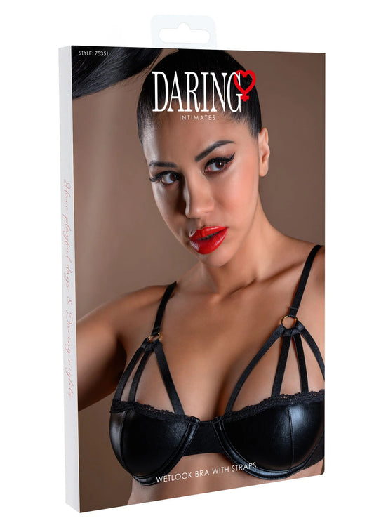 Bestel: Wetlook Bra With Straps - bij Happytoys: de erotische sex webshop | liever Happy dan Easy ⭐⭐⭐⭐⭐