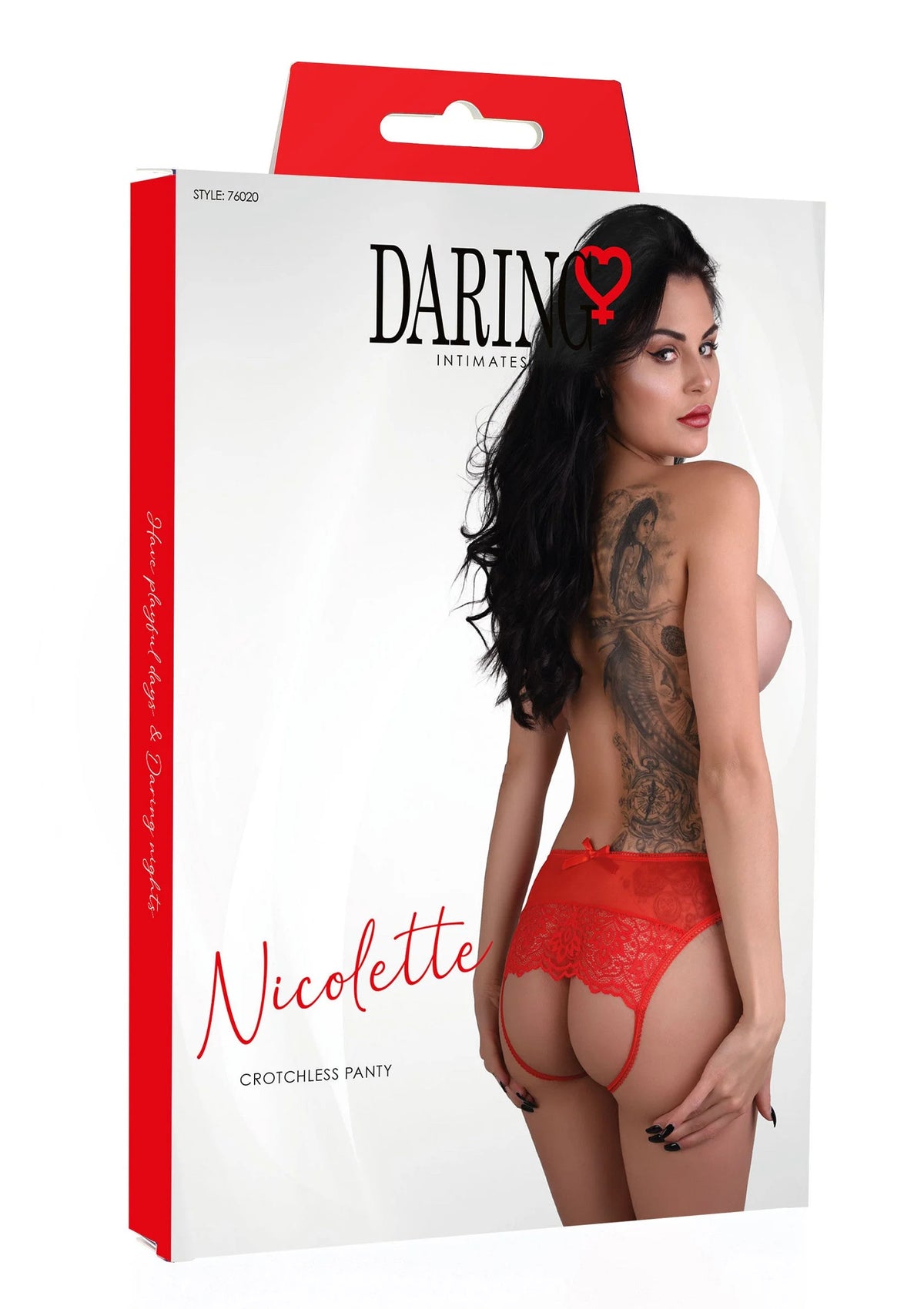 Bestel: Nicolette crotchless panty by Daring Intimates - bij Happytoys.nl, happytoys.be, Happytoys.ae: erotische sex webshop | liever Happy dan Easy ⭐⭐⭐⭐⭐