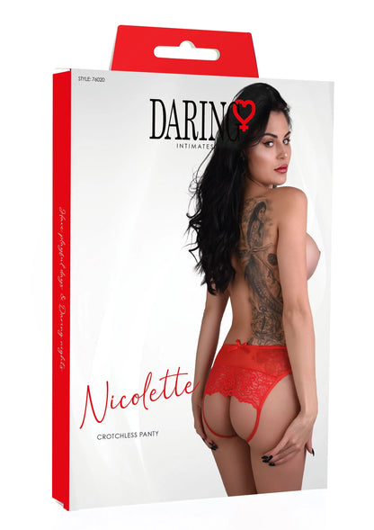 Bestel: Nicolette crotchless panty by Daring Intimates - bij Happytoys.nl, happytoys.be, Happytoys.ae: erotische sex webshop | liever Happy dan Easy ⭐⭐⭐⭐⭐