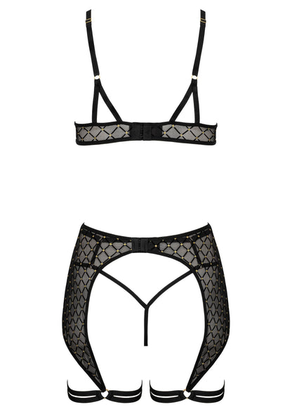 Bestel: 3 Pcs Set THP101 Lingerie tbra, panty and garter L/XL by Kotek - bij Happytoys.nl, happytoys.be, Happytoys.ae: erotische sex webshop | liever Happy dan Easy ⭐⭐⭐⭐⭐