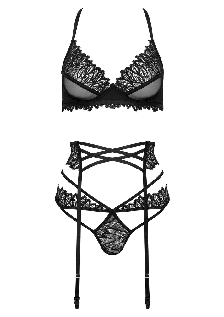 Bestel: 3 Pcs Set THP102 Bra, Panty and garter set by Kotek - bij Happytoys.nl, happytoys.be, Happytoys.ae: erotische sex webshop | liever Happy dan Easy ⭐⭐⭐⭐⭐