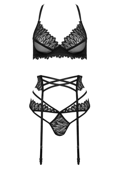 Bestel: 3 Pcs Set THP102 Bra, Panty and garter set by Kotek - bij Happytoys.nl, happytoys.be, Happytoys.ae: erotische sex webshop | liever Happy dan Easy ⭐⭐⭐⭐⭐