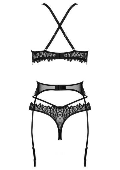 Bestel: 3 Pcs Set THP102 Bra, Panty and garter set by Kotek - bij Happytoys.nl, happytoys.be, Happytoys.ae: erotische sex webshop | liever Happy dan Easy ⭐⭐⭐⭐⭐