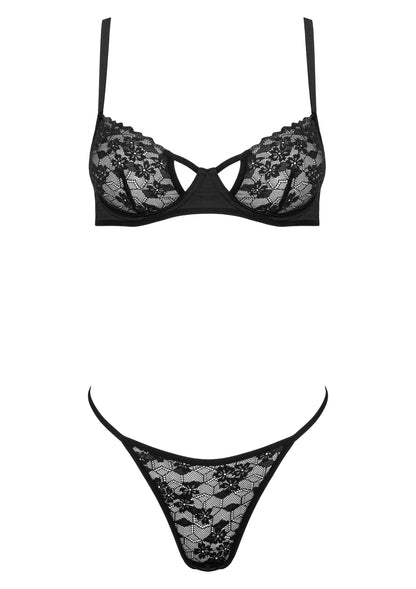Bestel: 2 Pcs Set TP107 - bij Happytoys.nl, happytoys.be, Happytoys.ae: erotische sex webshop | liever Happy dan Easy ⭐⭐⭐⭐⭐ - Default Title - 79900 - BLACK - S/M