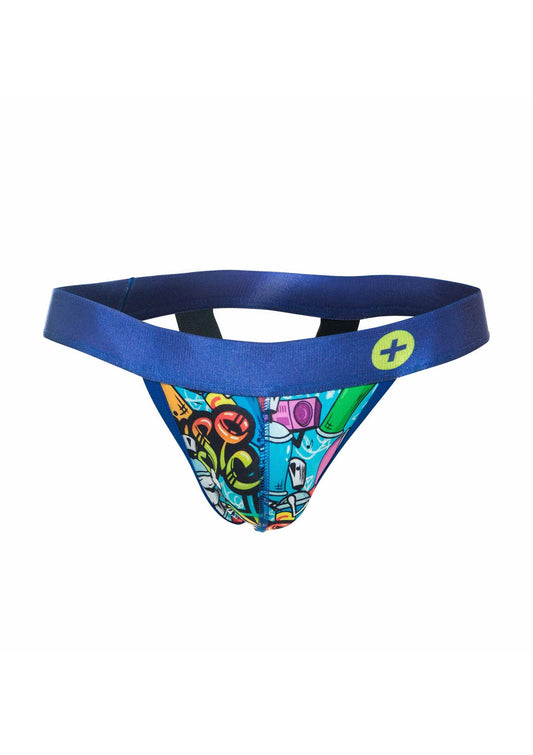 Bestel: MaleBasics Hipster Jockstrap by Male Basics - bij Happytoys.nl, happytoys.be, Happytoys.ae: erotische sex webshop | liever Happy dan Easy ⭐⭐⭐⭐⭐ - Veelkleurig - S - 81202 - MULTICOLOR - S