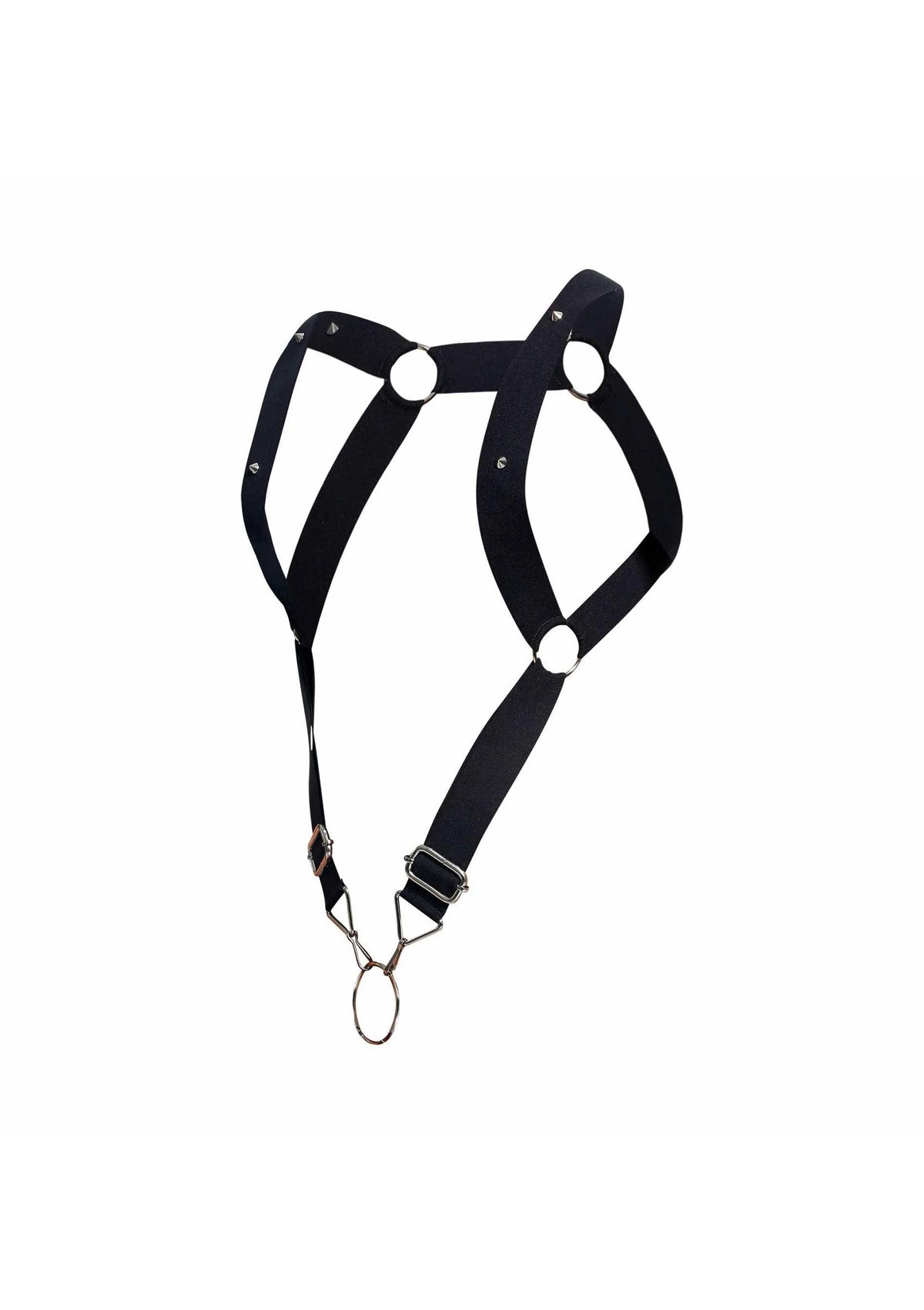 Bestel: DNGEON Straigh Back Harness by MOB Eroticwear - bij Happytoys.nl, happytoys.be, Happytoys.ae: erotische sex webshop | liever Happy dan Easy ⭐⭐⭐⭐⭐ - Default Title - 81294 - BLACK - O/S