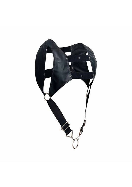 Bestel: DNGEON Top Cockring Harness - bij Happytoys.nl, happytoys.be, Happytoys.ae: erotische sex webshop | liever Happy dan Easy ⭐⭐⭐⭐⭐ - Default Title - 81295 - BLACK - O/S