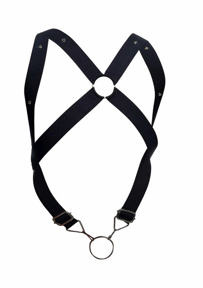 Bestel: DNGEON Crossback Harness by MOB - bij Happytoys: de erotische sex webshop | liever Happy dan Easy ⭐⭐⭐⭐⭐
