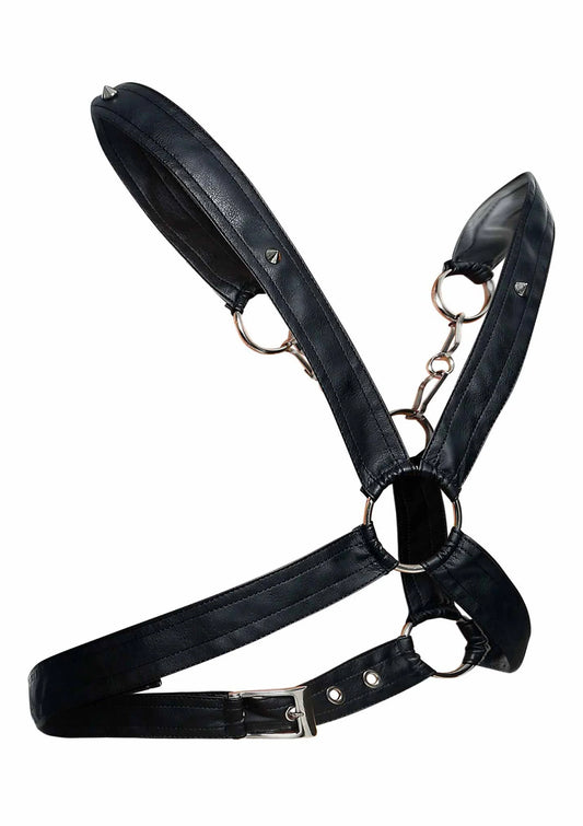 Bestel: DNGEON Cross Chain Harness by MOB Eroticwear Dngeon - bij Happytoys.nl, happytoys.be, Happytoys.ae: erotische sex webshop | liever Happy dan Easy ⭐⭐⭐⭐⭐