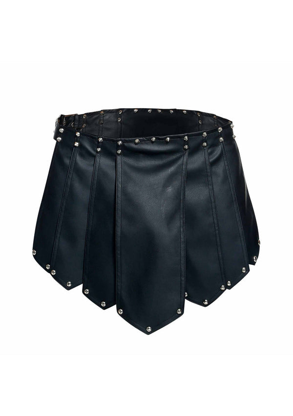 Bestel: Black Roman Skirt by MOB Dngeon - bij Happytoys: de erotische sex webshop | liever Happy dan Easy ⭐⭐⭐⭐⭐