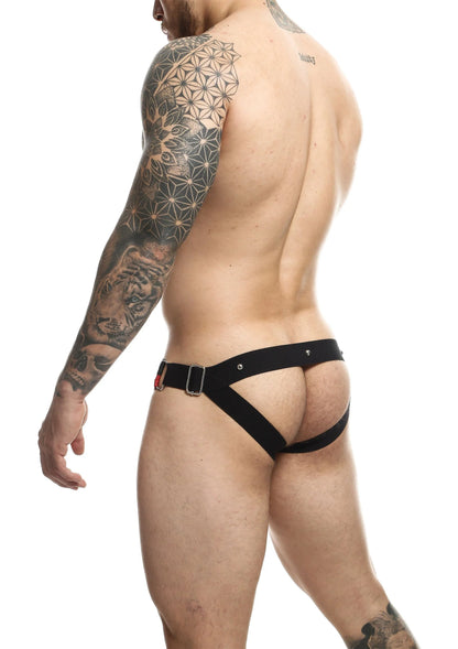 Bestel: DNGEON Cockring Jockstrap by MOB Eroticwear Dngeon - bij Happytoys: de erotische sex webshop | liever Happy dan Easy ⭐⭐⭐⭐⭐