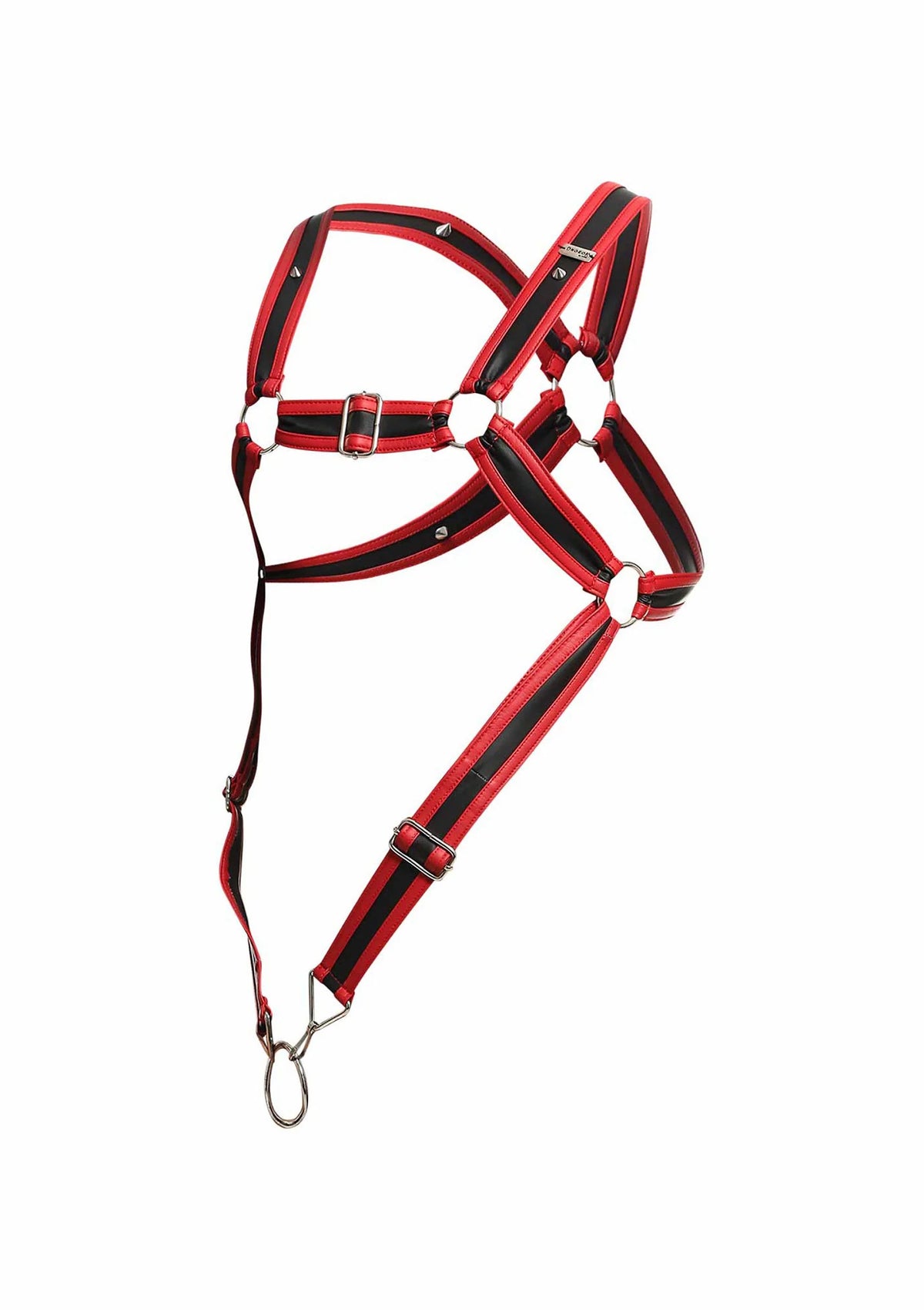 Bestel: DNGEON Cross Cockring Harness - bij Happytoys.nl, happytoys.be, Happytoys.ae: erotische sex webshop | liever Happy dan Easy ⭐⭐⭐⭐⭐