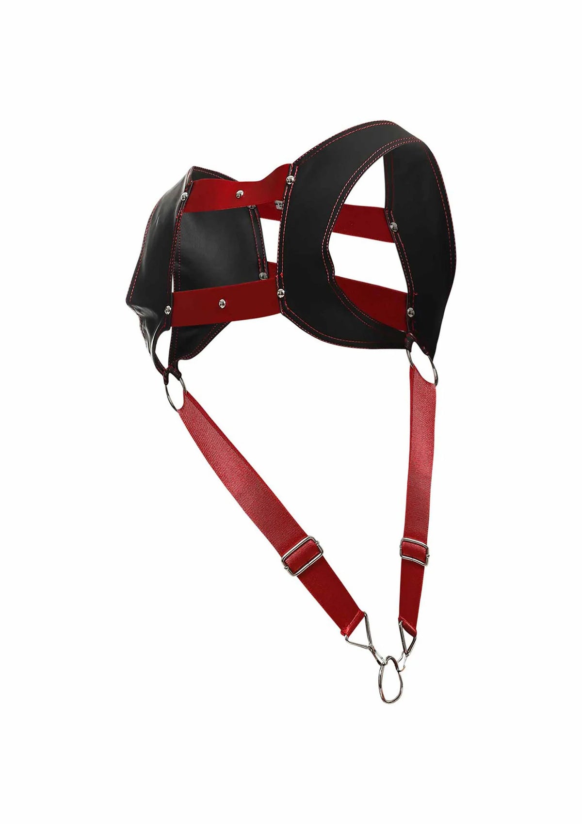 Bestel: DNGEON Top Cockring Harness by MOB - bij Happytoys: de erotische sex webshop | liever Happy dan Easy ⭐⭐⭐⭐⭐