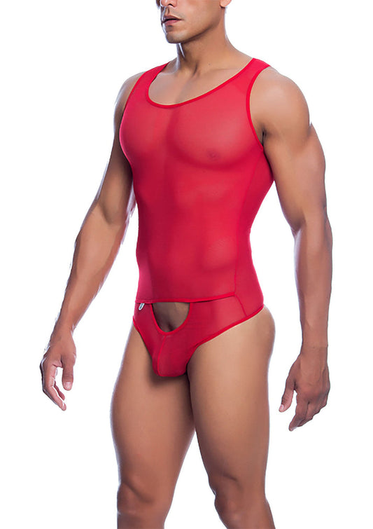 Bestel: MOB Sexy Sheer Body by MOB Eroticwear - bij Happytoys: de erotische sex webshop | liever Happy dan Easy ⭐⭐⭐⭐⭐ - Zwart - M/L - 81336 - RED - L/XL