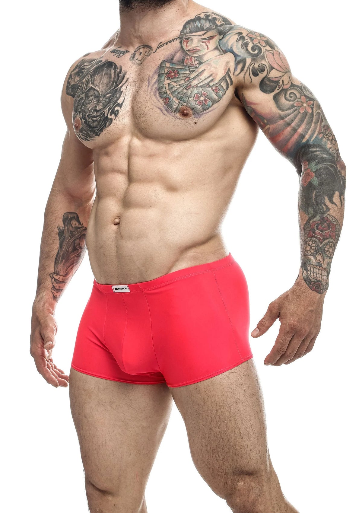 Bestel: Classic Boxer Short by Justin+Simon - bij Happytoys.nl, happytoys.be, Happytoys.ae: erotische sex webshop | liever Happy dan Easy ⭐⭐⭐⭐⭐ - Rood - XL - 81503 - RED - XL