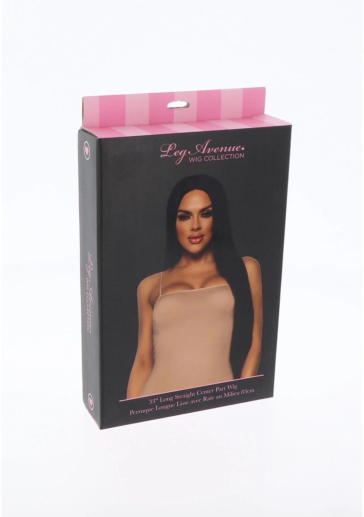 Bestel: Long Straight Center Part Wig by Leg Avenue - bij Happytoys: de erotische sex webshop | liever Happy dan Easy ⭐⭐⭐⭐⭐