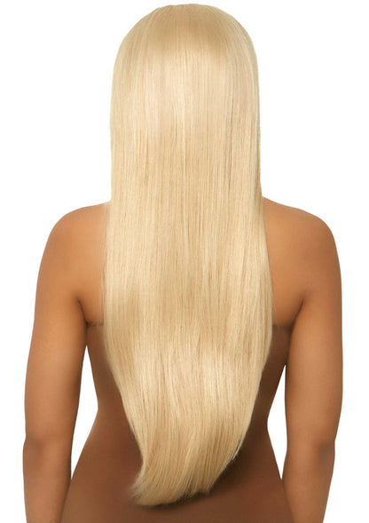 Bestel: Long Straight Center Part Wig by Leg Avenue - bij Happytoys: de erotische sex webshop | liever Happy dan Easy ⭐⭐⭐⭐⭐