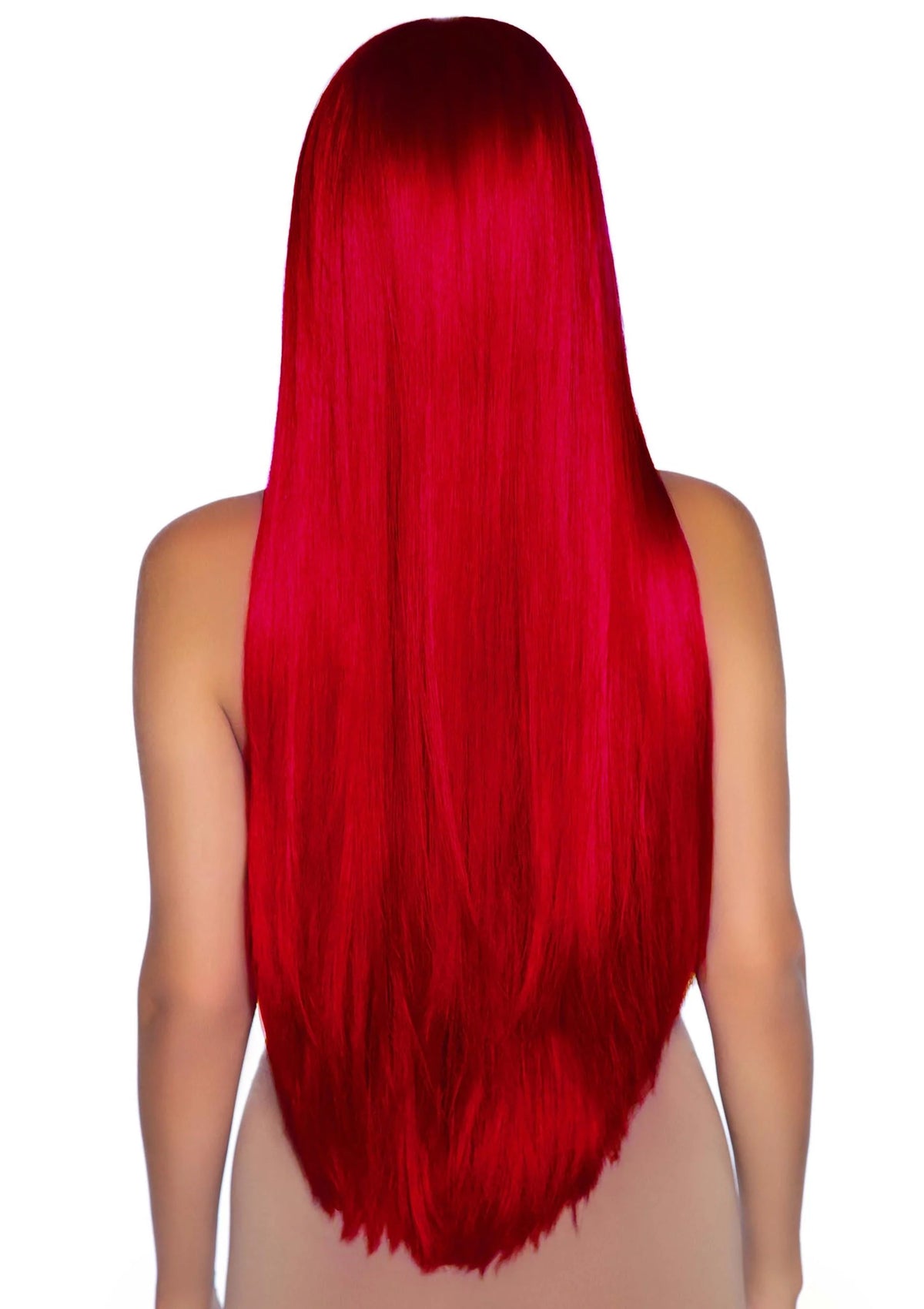 Bestel: Long Straight Center Part Wig by Leg Avenue - bij Happytoys: de erotische sex webshop | liever Happy dan Easy ⭐⭐⭐⭐⭐