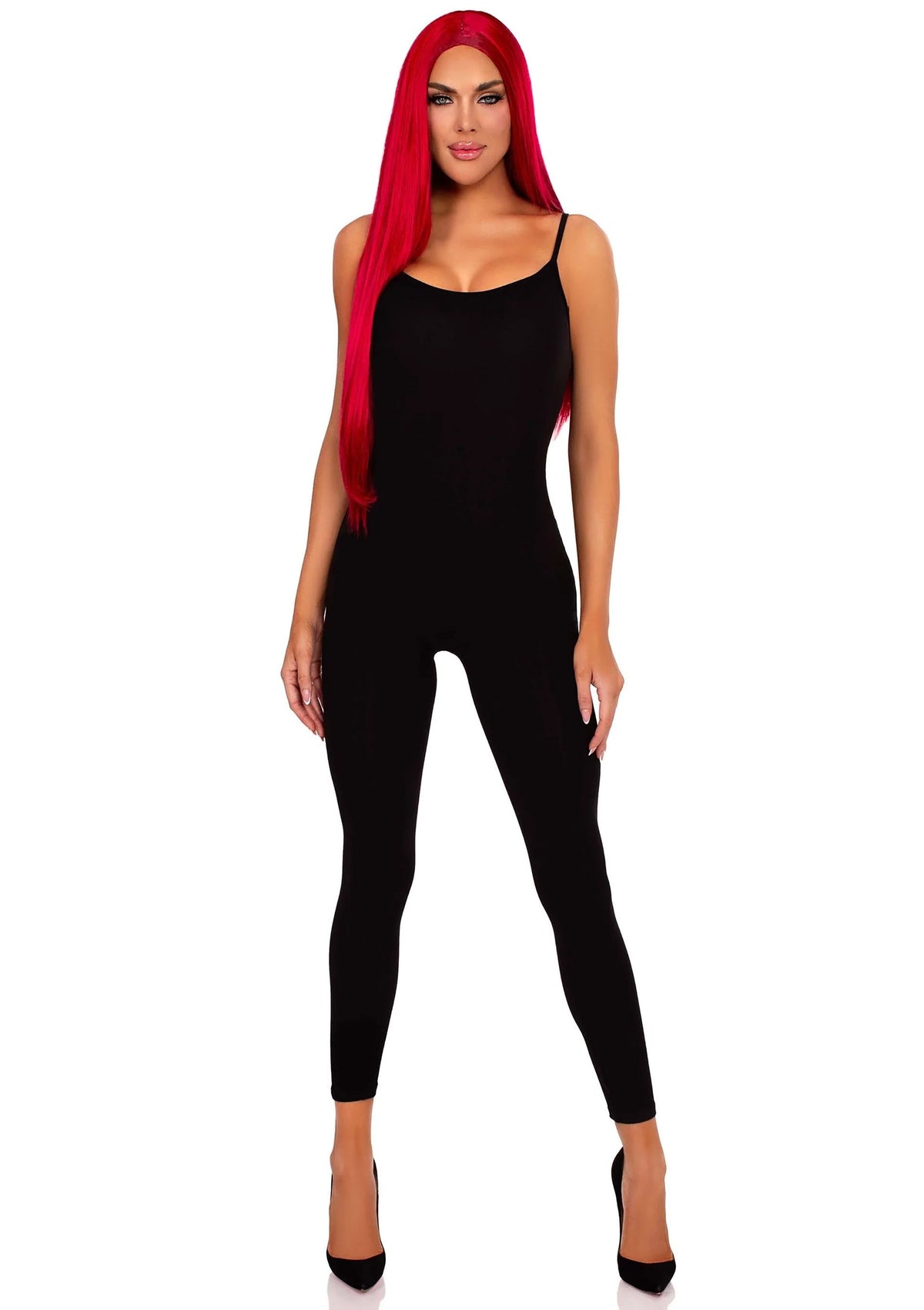 Bestel: Long Straight Center Part Wig by Leg Avenue - bij Happytoys: de erotische sex webshop | liever Happy dan Easy ⭐⭐⭐⭐⭐