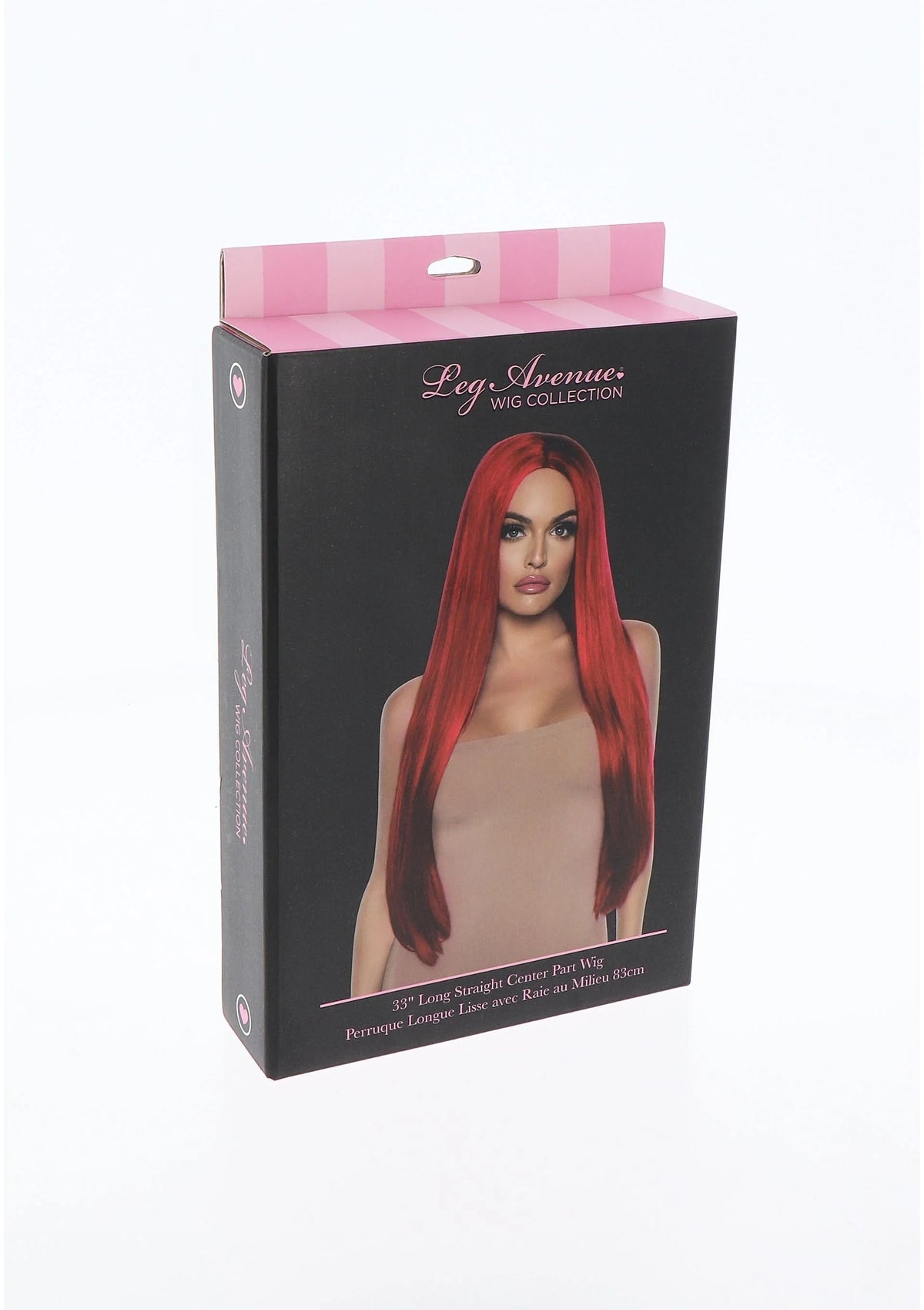 Bestel: Long Straight Center Part Wig by Leg Avenue - bij Happytoys: de erotische sex webshop | liever Happy dan Easy ⭐⭐⭐⭐⭐