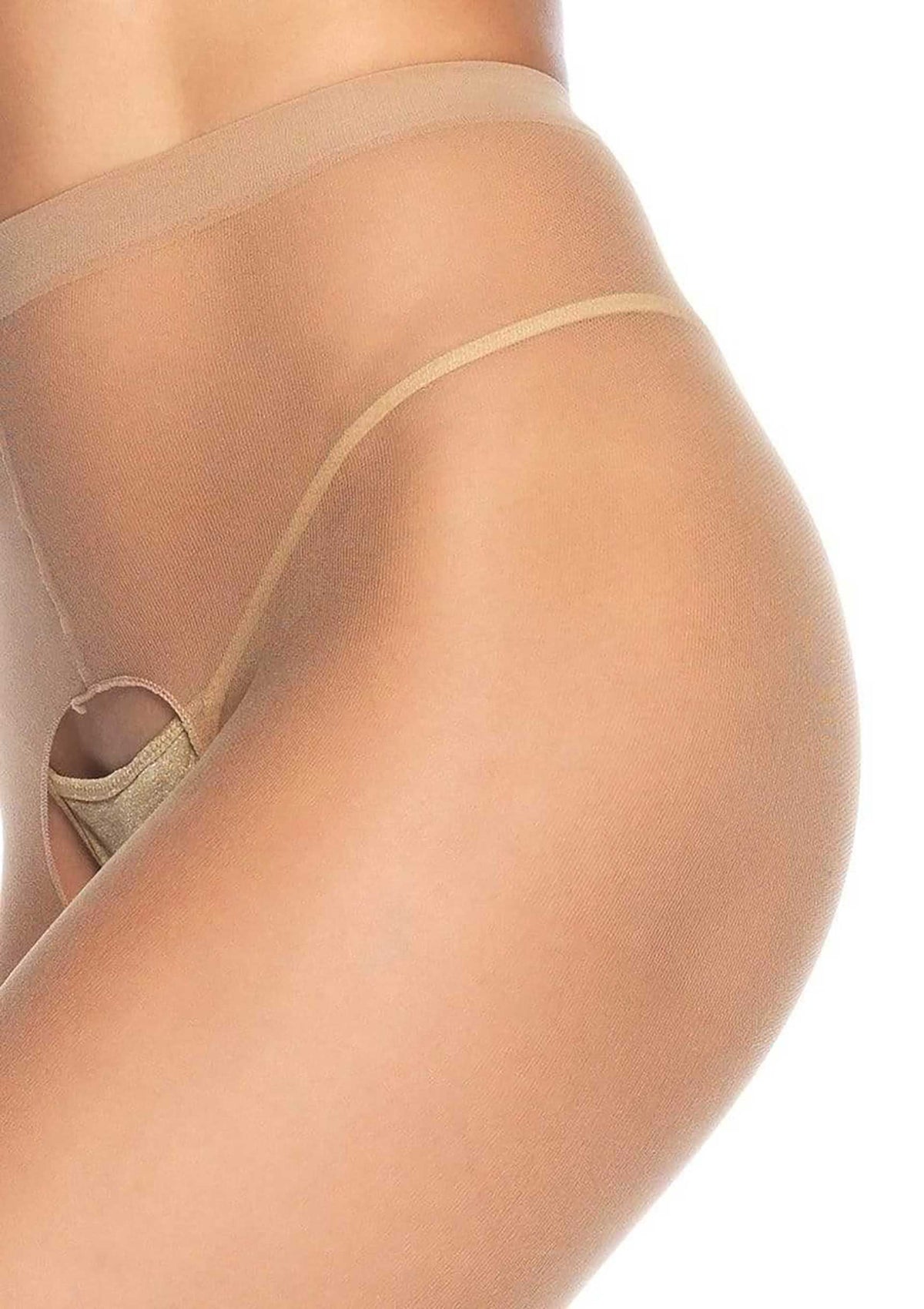 Bestel: Sheer Crotchless Pantyhose by Leg Avenue - bij Happytoys.nl, happytoys.be, Happytoys.ae: erotische sex webshop | liever Happy dan Easy ⭐⭐⭐⭐⭐